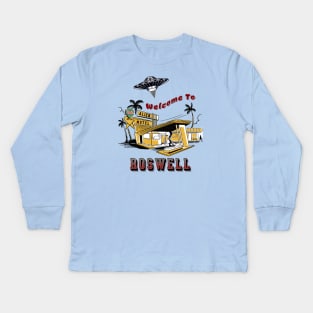Welcome To Roswell New Mexico Kids Long Sleeve T-Shirt